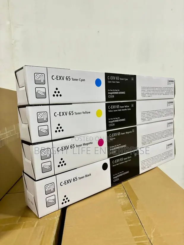 Canon C-EXV65 Multipack Toner Cartridges - Full Set of 4 - 1