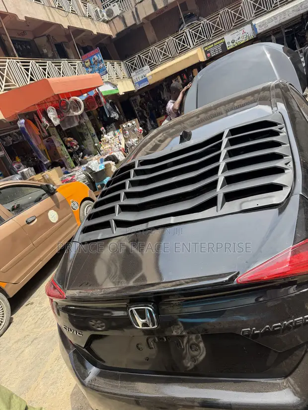 Honda Civic Back Glass Louver Shades - 1