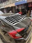 Honda Civic Back Glass Louver Shades - 2