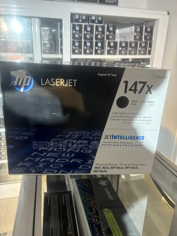 HP 147X High Yield Black Original LaserJet Toner Cartridge (W1470X) - 1