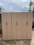 Wood-Mode 6-Door Wardrobe - Beige - 1