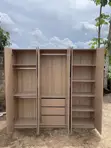 Wood-Mode 6-Door Wardrobe - Beige - 2