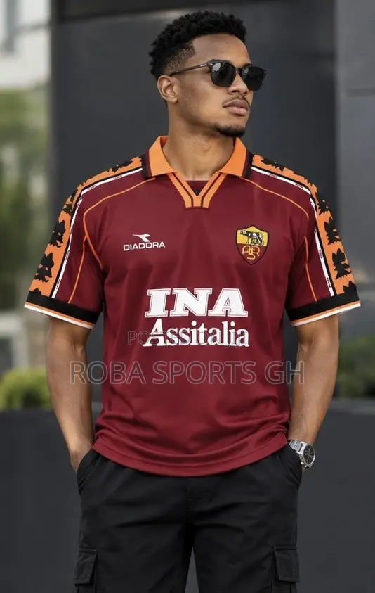 1998/99 AS Roma Retro Home Jersey - 1