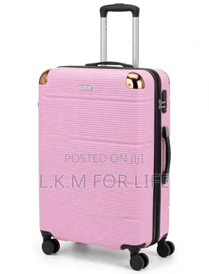 Early Bird 4-in-1 Pink Luggage Set - 4 Wheels + Code Lock