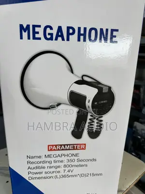 Big Size Megaphone with Bluetooth & USB Recording