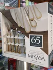 Mikasa 65-Piece 24 Karat Gold on Stainless Steel Cutlery Set - 1