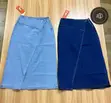 Denstyle Asymmetric Wrap Denim Skirt - 1