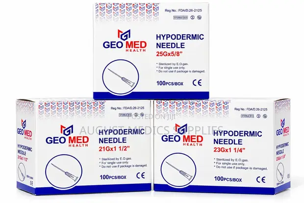 GEO MED HEALTH Hypodermic Needles - 1