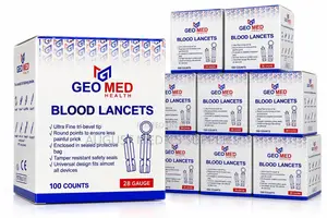GEO MED HEALTH Blood Lancets (28 Gauge)