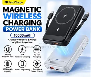 Magnetic Wireless Charging Power Bank - 15W