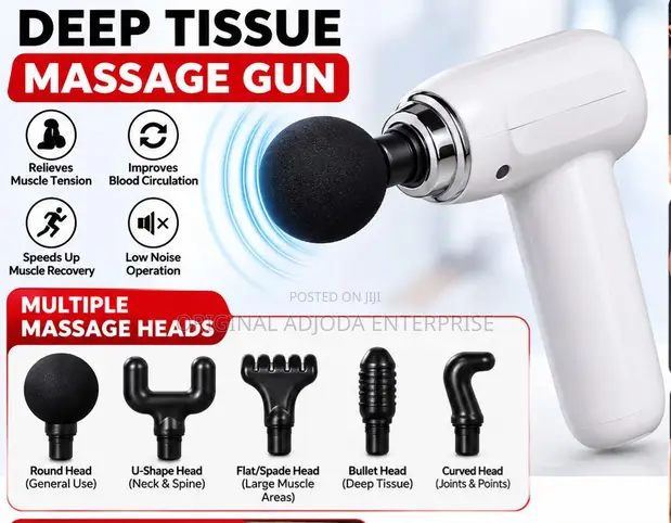 Deep Tissue Massage Gun with Multiple Heads - 1