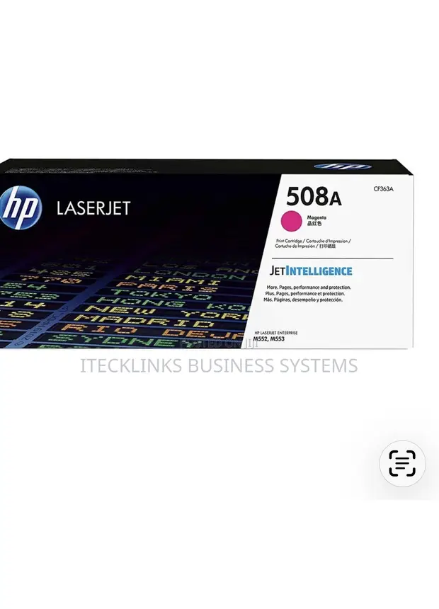 HP 508A Color Toner Cartridge (CF360A) - 1