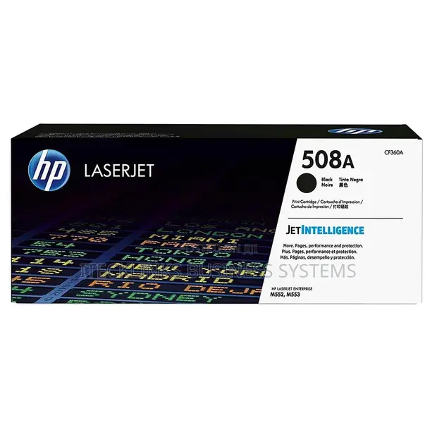 HP 508A Black Toner Cartridge - 1