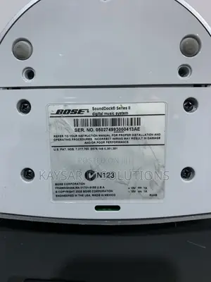 Bose SoundDock Series II with Bluetooth Adapter