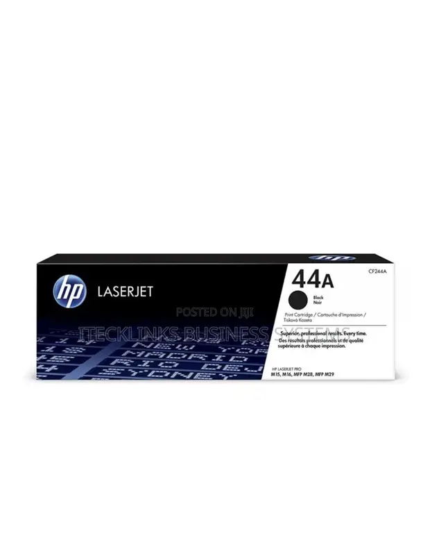 HP 44A Black Toner Cartridge - 1