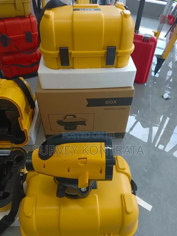 Sokkia Auto Level Instrument with Tripod and Staff - 1