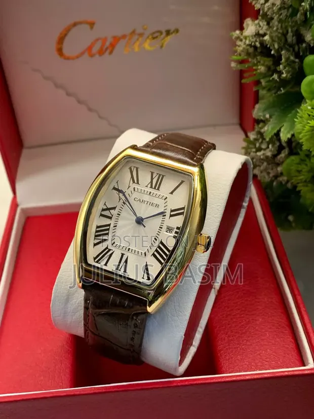 Cartier Leather Watch in Box - 1