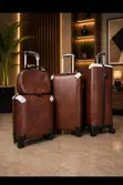 American Tourister Genuine Leather Suitcases - 4