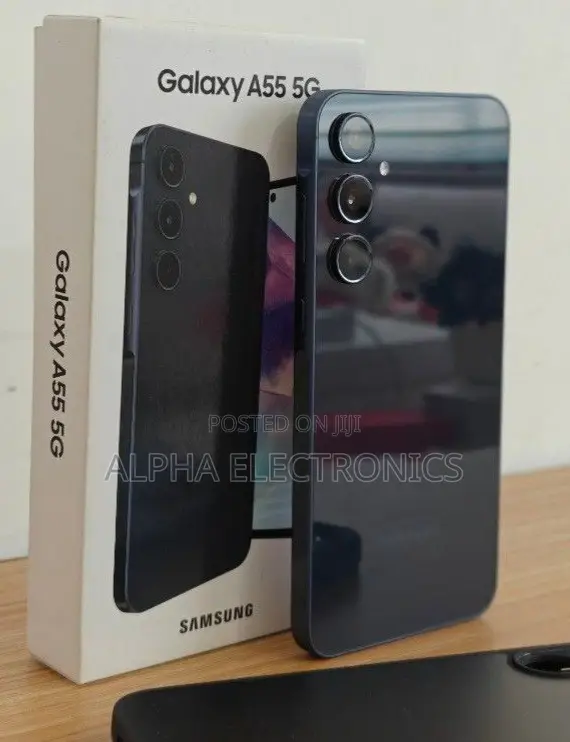 New Samsung Galaxy A55 256GB Black - 1