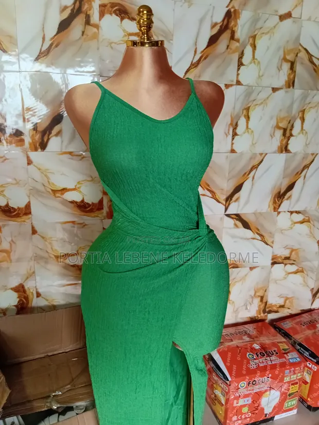 Ladies Green Bodycon Dress - 1