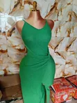 Ladies Green Bodycon Dress - 1