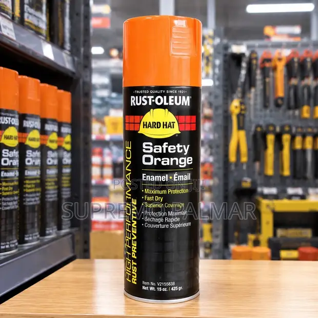V2100 Gloss Safety Orange 15oz Rust-Preventive Spray Paint - 1