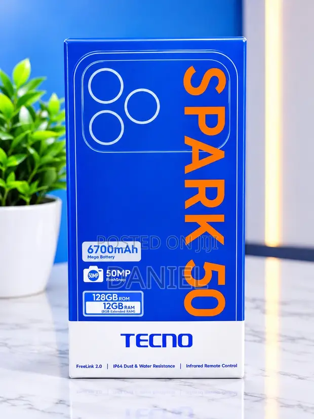 New Tecno Spark 50 128GB Black - 1