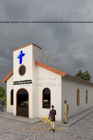 Church Building Plan - Modern Religious Architecture