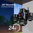 3 Lens 4G Solar Security Camera - 3