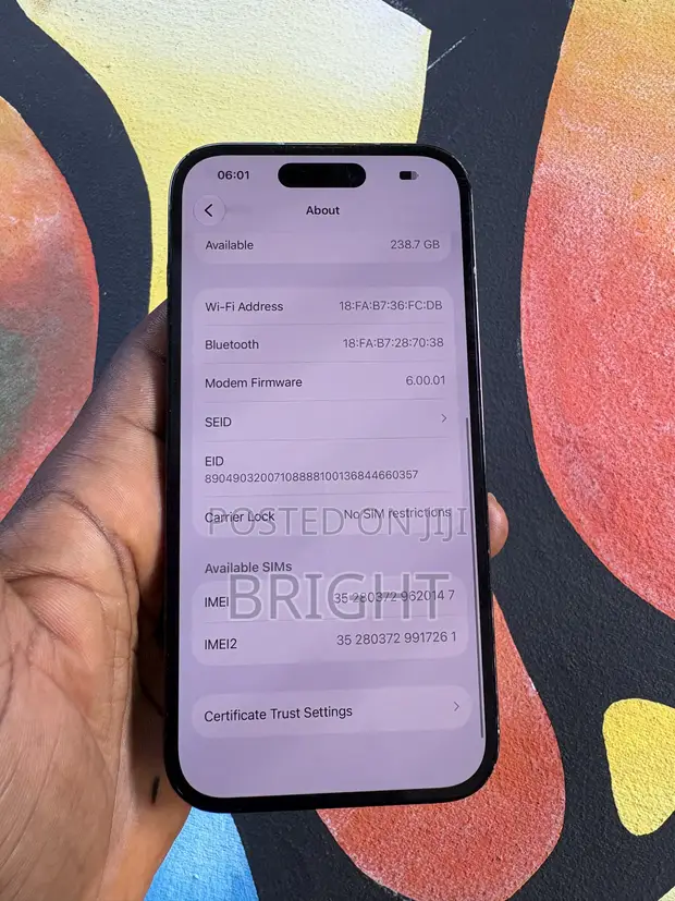 Apple iPhone 14 Pro 256GB Black (UK Used) - 1