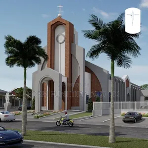 Church Building Plan 19: Urban Storefront Facade Design