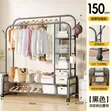 Clothing Rack with Shelves - 1