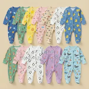 3-Piece Baby Sleepsuit/Overall Set