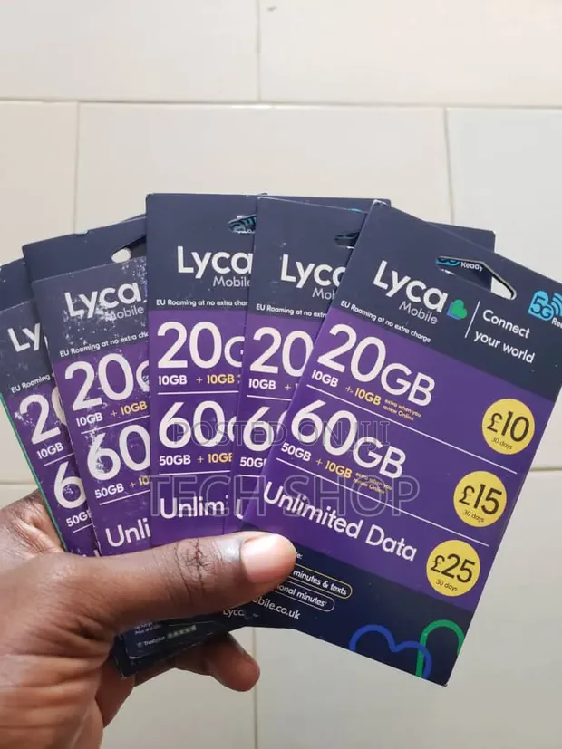 Activated UK SIM Cards - 1