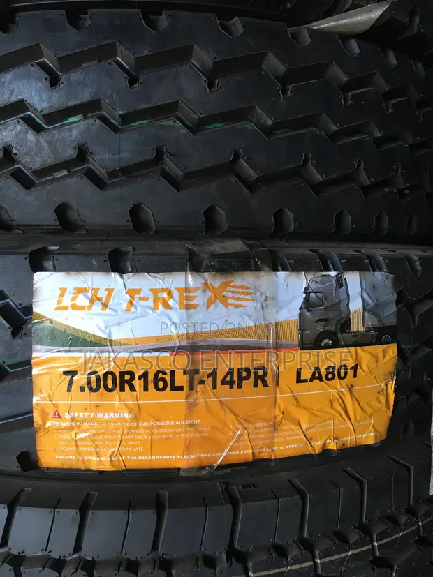 LCH T-Rex La801 Light Truck Tyre, Size 7.00R16LT - 1