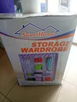 Double Fabric Cover Storage Wardrobe - 1