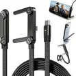 EdgeTech 2-in-1 Standing 240W USB-C to USB-C Fast Charging Cable - 3
