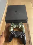 PS4 Slim Console with 2 Controllers and 4 Games - 1