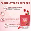 Women's Cranberry Probiotic Gummies - Sugar-Free, Non-GMO - 3