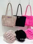 Fluffy Tote Bag With Hat - Classique Totes - 2