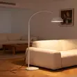 Artiss Modern Arched Floor Lamp - White - 5