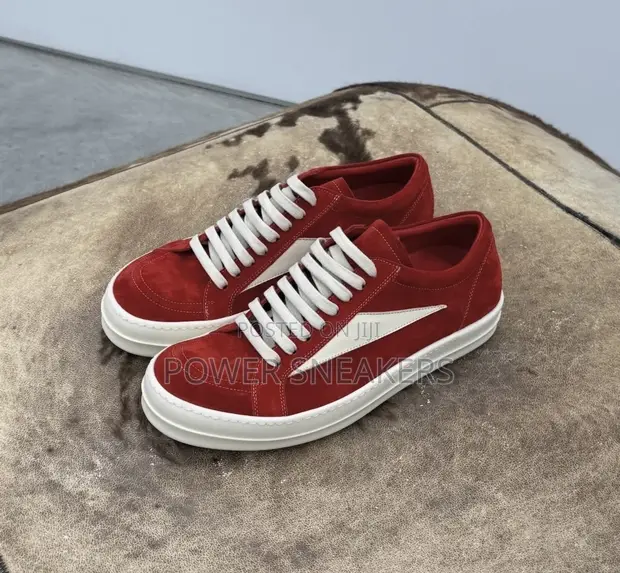 Rick Owens Vintage Red Sneakers - 1