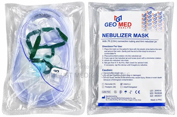 GEO MED HEALTH Nebulizer Mask - Complete Set - 1