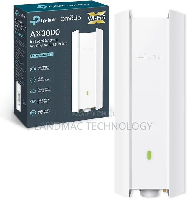 TP-Link EAP650-Outdoor WiFi 6 Access Point - 1