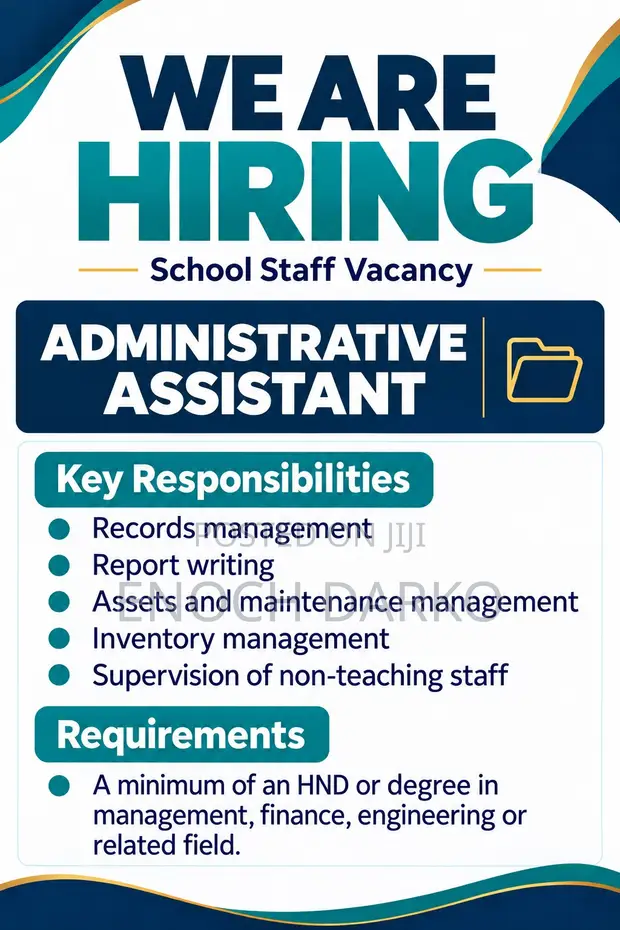 Administrative Assistant - School Operations - 1
