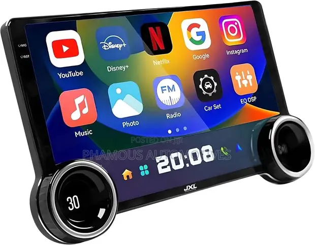 New 10.1 Inch Dual Knob Universal Car Stereo - 1