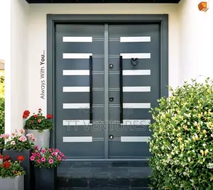 Grey Double Turkish Armored Security Door