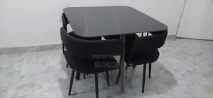 Durable Dining Set with 4 Chairs