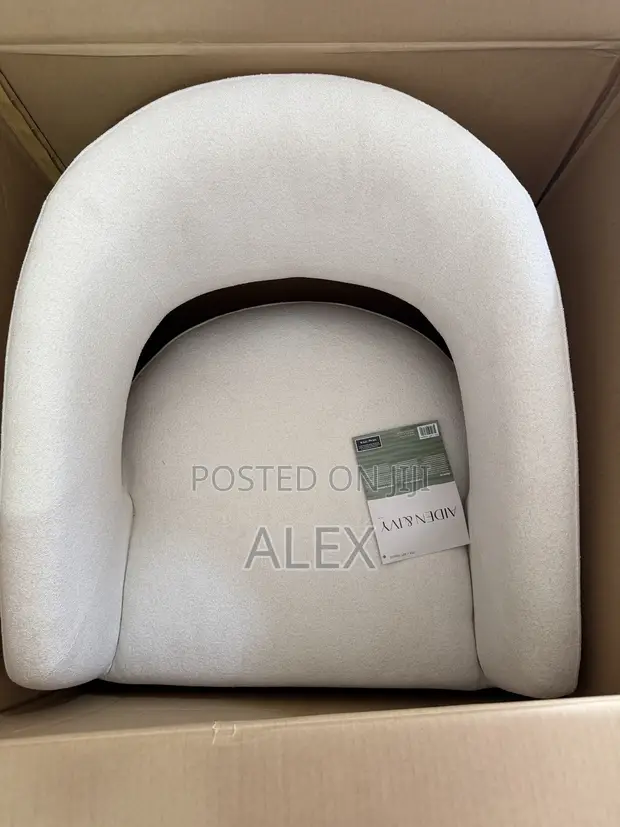 Aiden & Ivy Alivia Fabric Dining Chair with Casters - 1