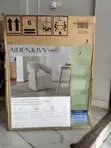 Aiden & Ivy Alivia Fabric Dining Chair with Casters - 2